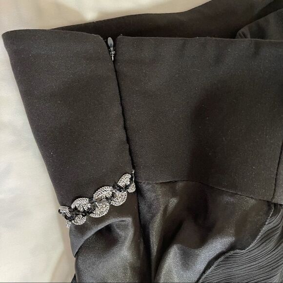 Teeze Me Black Strapless Bubble Hem Dress Size 13 (Juniors) - Picture 11 of 16